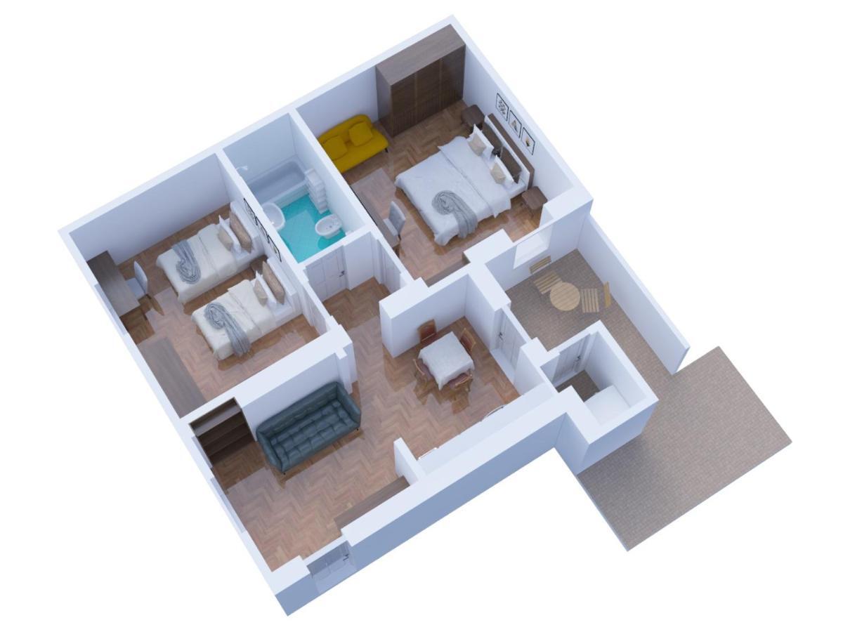 Datini Apartment Прато Екстер'єр фото